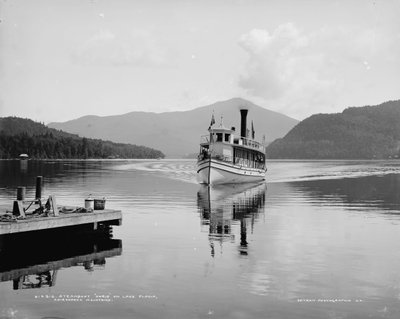 Steamboat Doris on Lake Placid, Adirondack Mountains by Detroit Publishing Co.